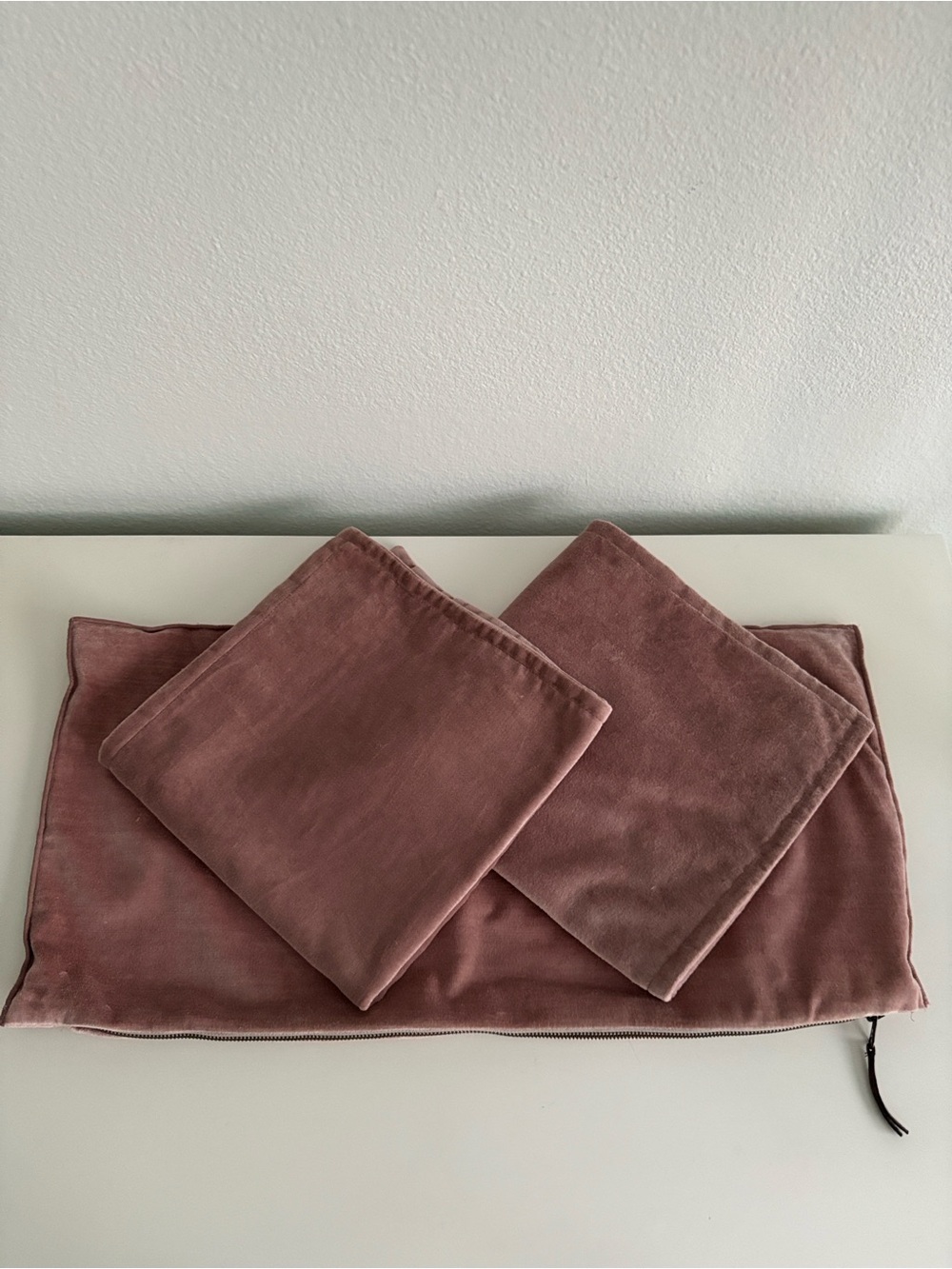 Pottery Barn & Crate&Barrel Velvet Pillow Covers (3)